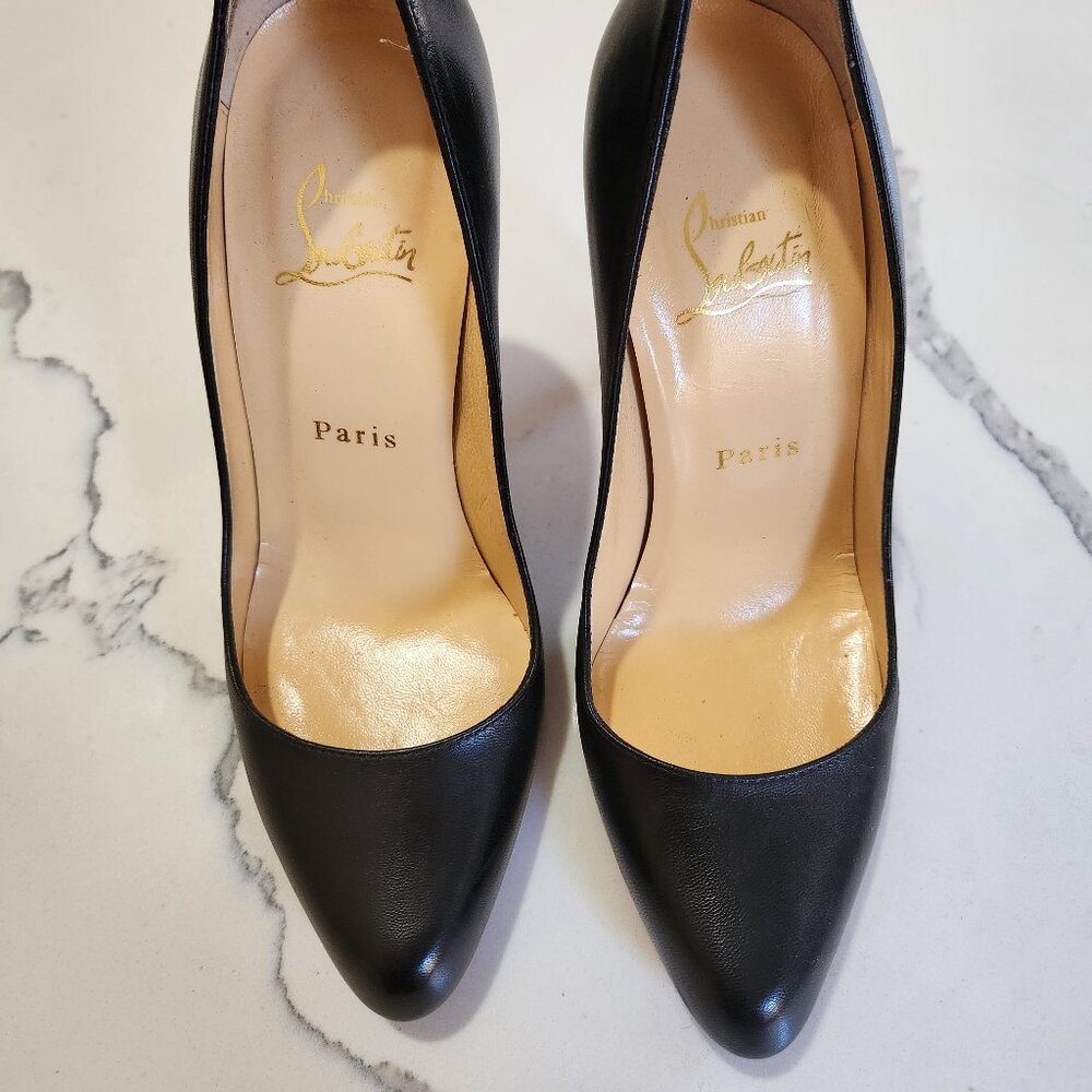 Christian Louboutin heels w/ bag